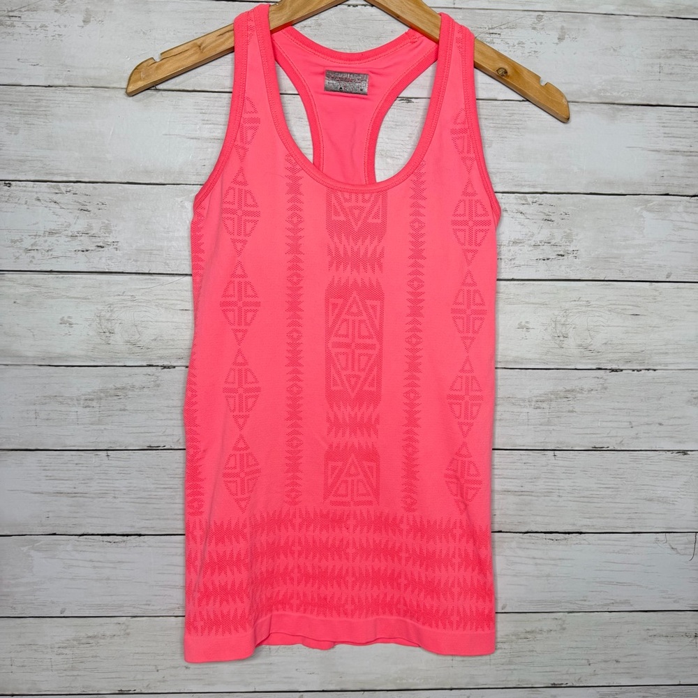 Athleta Neon Pink Racerback Tank Top - Picture 2 of 4